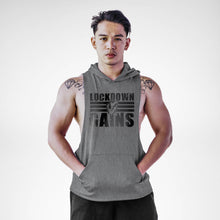 Load image into Gallery viewer, Lōckdown Gains Sleeveless Hoodie