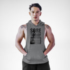 Sore Today Strong Tomorrow Openside Sleeveless Hoodie