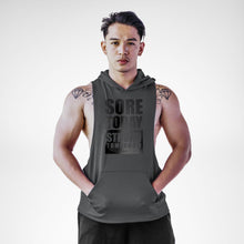 Load image into Gallery viewer, Sore Today Strong Tomorrow Openside Sleeveless Hoodie