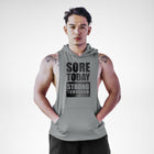 Sore Today Strong Tomorrow Openside Sleeveless Hoodie