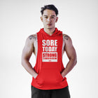 Sore Today Strong Tomorrow Openside Sleeveless Hoodie