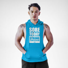Load image into Gallery viewer, Sore Today Strong Tomorrow Openside Sleeveless Hoodie