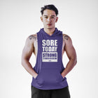 Sore Today Strong Tomorrow Openside Sleeveless Hoodie