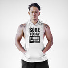 Sore Today Strong Tomorrow Openside Sleeveless Hoodie
