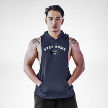 Load image into Gallery viewer, Stay Home Stay Fit Sleeveless Hoodie