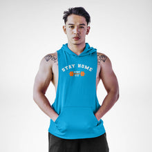 Load image into Gallery viewer, Stay Home Stay Fit Sleeveless Hoodie