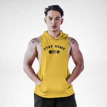 Load image into Gallery viewer, Stay Home Stay Fit Sleeveless Hoodie