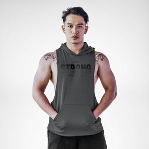 Stay Strong Never Give Up Sleeveless Hoodie