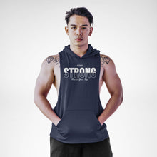 Load image into Gallery viewer, Stay Strong Never Give Up Sleeveless Hoodie
