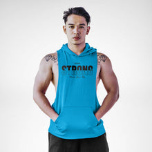 Load image into Gallery viewer, Stay Strong Never Give Up Sleeveless Hoodie