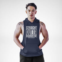 Load image into Gallery viewer, Straight Outta Qūārantine Sleeveless Hoodie