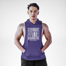 Load image into Gallery viewer, Straight Outta Qūārantine Sleeveless Hoodie