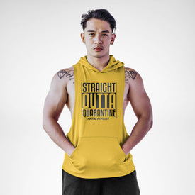 Straight Outta Qūārantine Sleeveless Hoodie