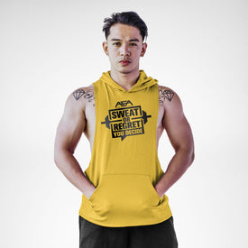 Sweat Or Regret Openside Sleeveless Hoodie