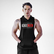 Load image into Gallery viewer, The Real Deal Aesthetic Fitness Sleeveless Hoodie