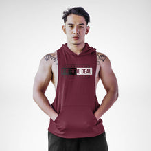 Load image into Gallery viewer, The Real Deal Aesthetic Fitness Sleeveless Hoodie