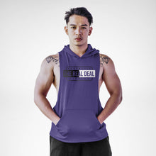 Load image into Gallery viewer, The Real Deal Aesthetic Fitness Sleeveless Hoodie