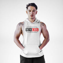 Load image into Gallery viewer, The Real Deal Aesthetic Fitness Sleeveless Hoodie