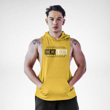 Load image into Gallery viewer, The Real Deal Aesthetic Fitness Sleeveless Hoodie