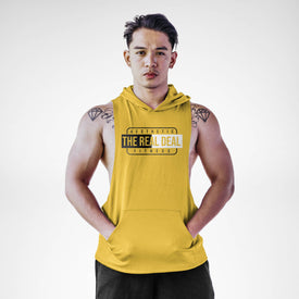 The Real Deal Aesthetic Fitness Sleeveless Hoodie