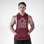 AH106 Earned Not Given Sleeveless Hoodie