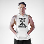AH110 Training To Beat Goku Sleeveless Hoodie