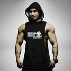 AH112 Installing Muscles Sleeveless Hoodie