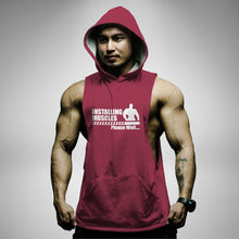 Load image into Gallery viewer, AH112 Installing Muscles Sleeveless Hoodie