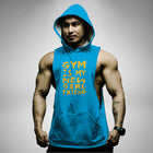 AH117 Gym Is My New Girl Friend Sleeveless Hoodie