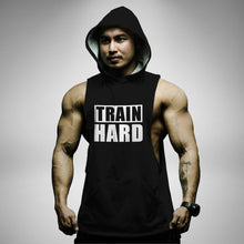 Load image into Gallery viewer, AH125 Train Hard Sleeveless Hoodie