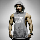 AH125 Train Hard Sleeveless Hoodie