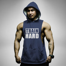 Load image into Gallery viewer, AH125 Train Hard Sleeveless Hoodie