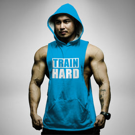 AH125 Train Hard Sleeveless Hoodie