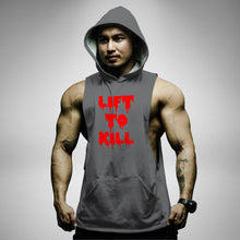 Load image into Gallery viewer, AH126 Lift To K!ll Sleeveless Hoodie