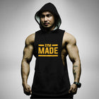 AH127 Gym Made Sleeveless Hoodie