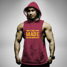 Load image into Gallery viewer, AH127 Gym Made Sleeveless Hoodie
