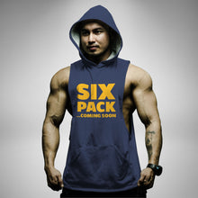 Load image into Gallery viewer, AH128 Six Pack Coming Soon Sleeveless Hoodie
