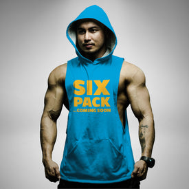 AH128 Six Pack Coming Soon Sleeveless Hoodie