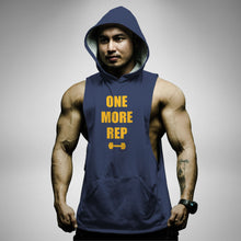 Load image into Gallery viewer, AH130 One More Rep Sleeveless Hoodie