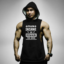 Load image into Gallery viewer, AH131 Train Insane Sleeveless Hoodie