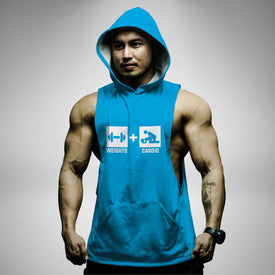 AH135 Weights + Cardio Sleeveless Hoodie