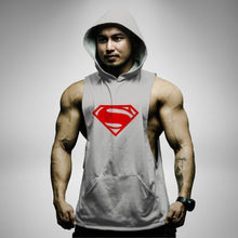 Load image into Gallery viewer, AH138 $üpērmáñ Sleeveless Hoodie