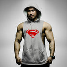 AH138 $üpērmáñ Sleeveless Hoodie