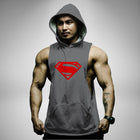 AH138 $üpērmáñ Sleeveless Hoodie