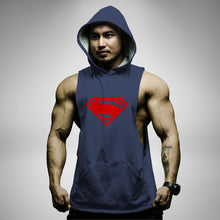 Load image into Gallery viewer, AH138 $üpērmáñ Sleeveless Hoodie