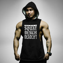 Load image into Gallery viewer, AH157 Squat Bench Deadlift Sleeveless Hoodie