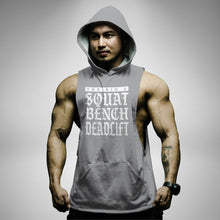 Load image into Gallery viewer, AH157 Squat Bench Deadlift Sleeveless Hoodie