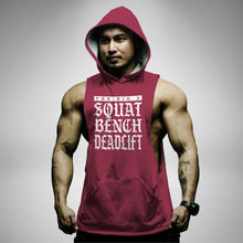 Load image into Gallery viewer, AH157 Squat Bench Deadlift Sleeveless Hoodie