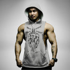 AH159 Train Insane Sleeveless Hoodie