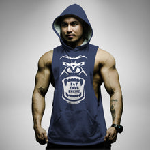 Load image into Gallery viewer, AH160 Eat Your Enemy Sleeveless Hoodie
